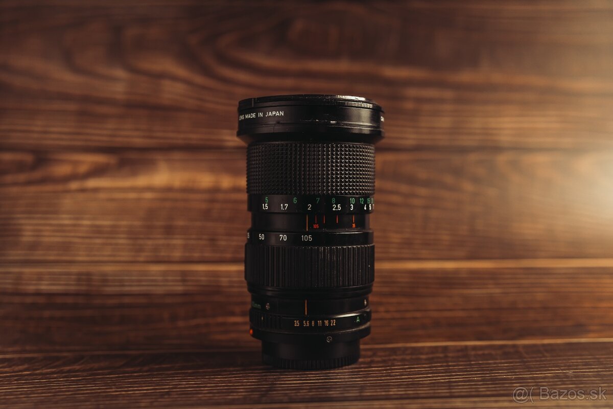 Canon FD 35–105mm f3.5 Macro