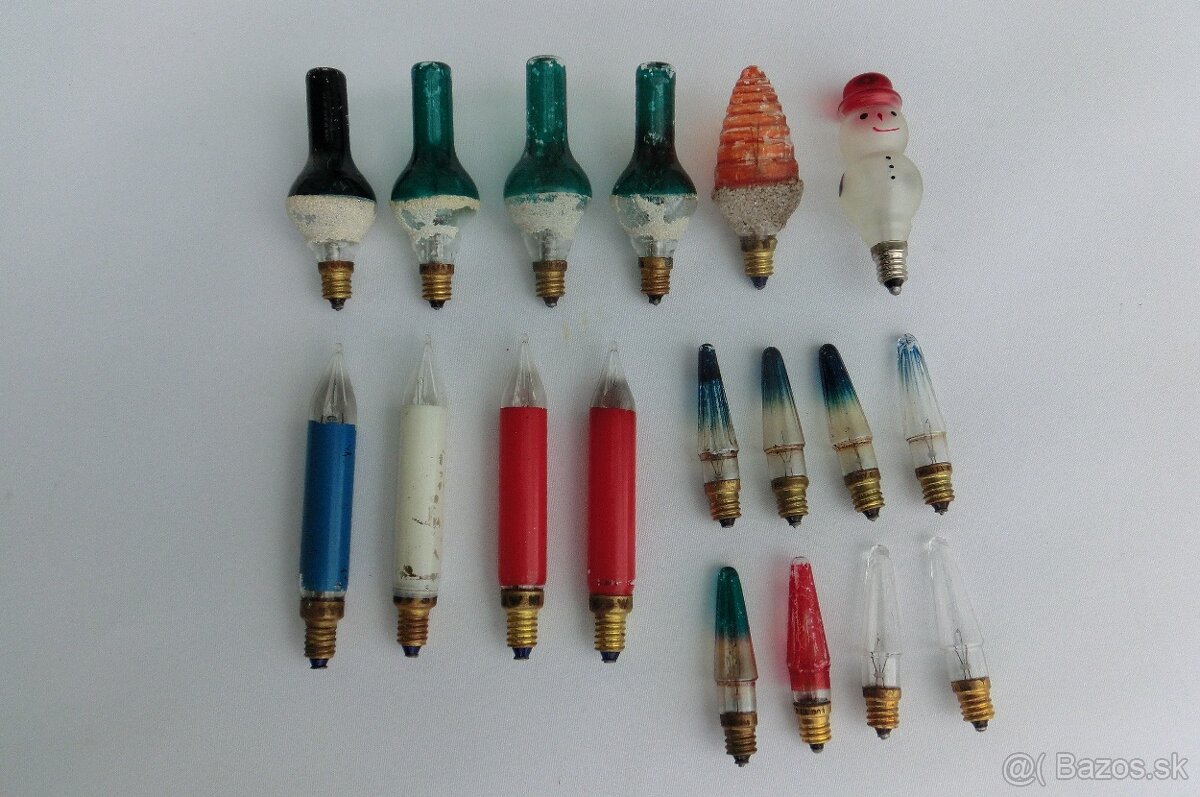 Náhradné žiarovky do vianočných svietidiel .
