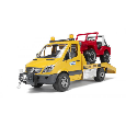 MB Sprinter odťahová služba + JEEP - Bruder
