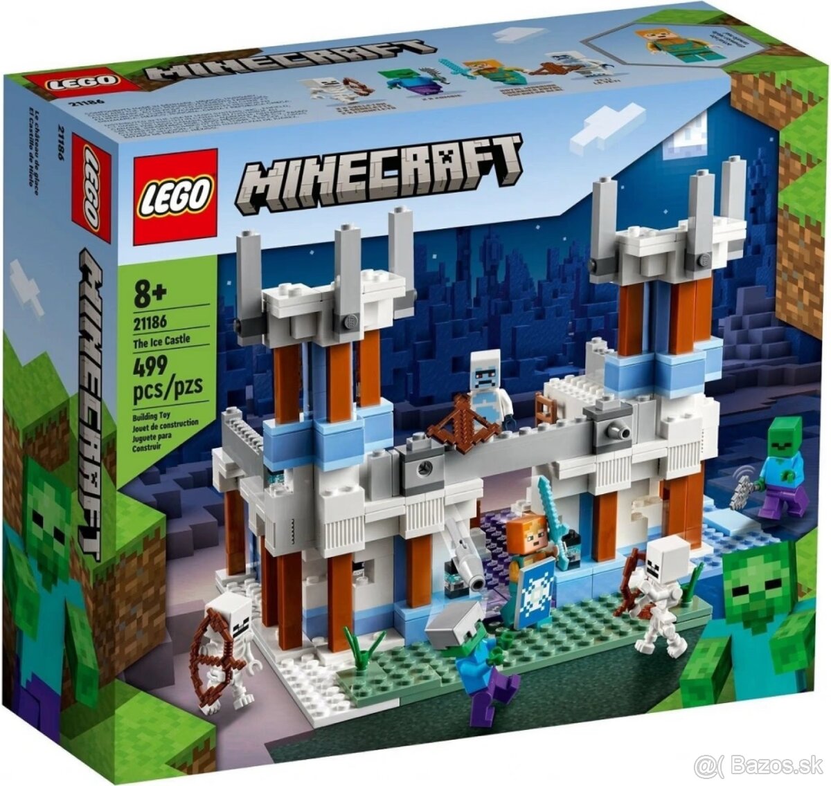 LEGO Minecraft 21186 Ľadový zámok