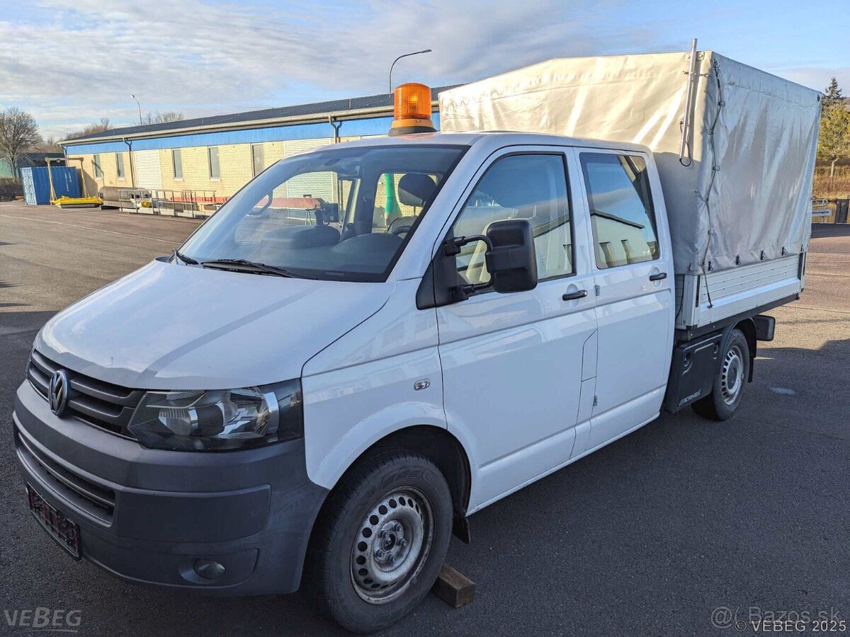 VW T5 2.0 TDI Double Cab Valník 84 KW LR