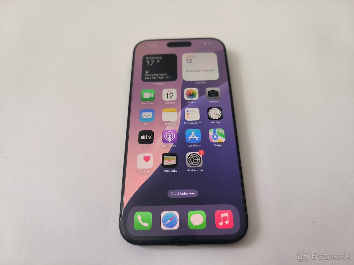 apple iphone 16 PRO MAX 256gb Black Titanium / Batéria 100%