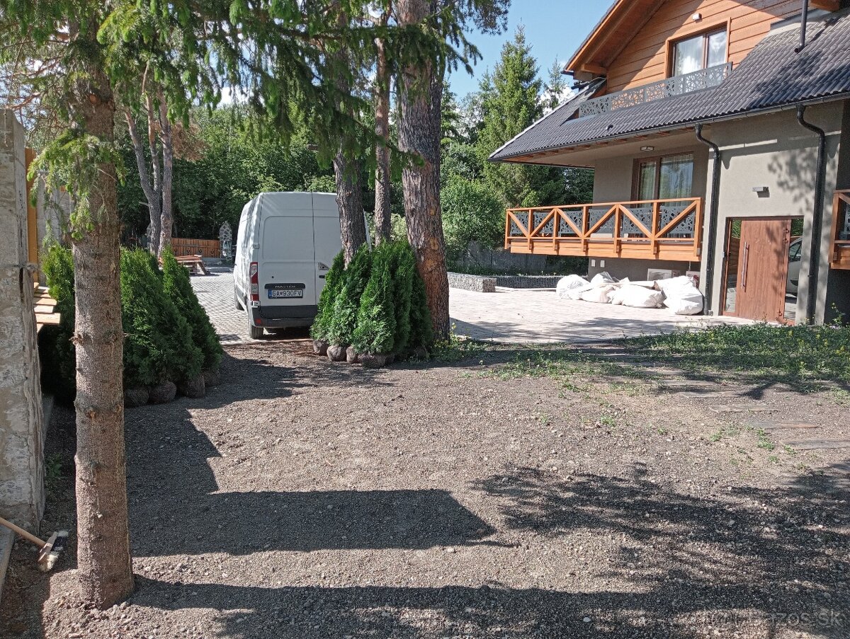 Tuja Smaragd, vavrínovec, červienka, gaštan - Tvrdošín