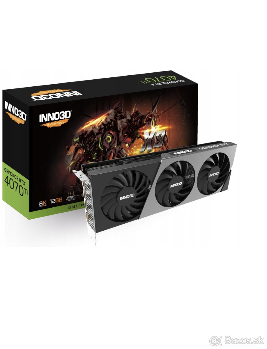 Predám ICHILL X3 RTX 4070 Ti X3 12GB – TOP stav