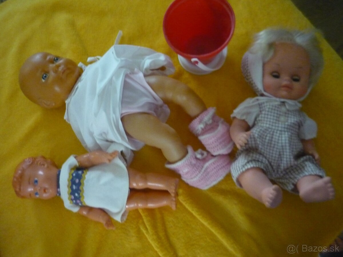 Retro staré hračky - bábiky.