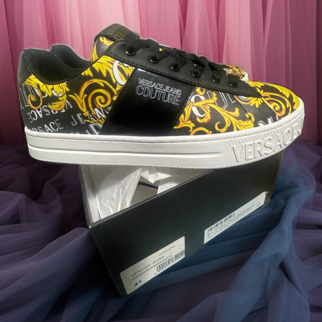 Versace Jeans Couture  veľkosť 41  Sneakersy 74VA3SKA Čierna