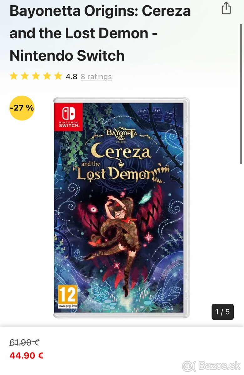 Bayonetta Origins: Cereza and the Lost Demon