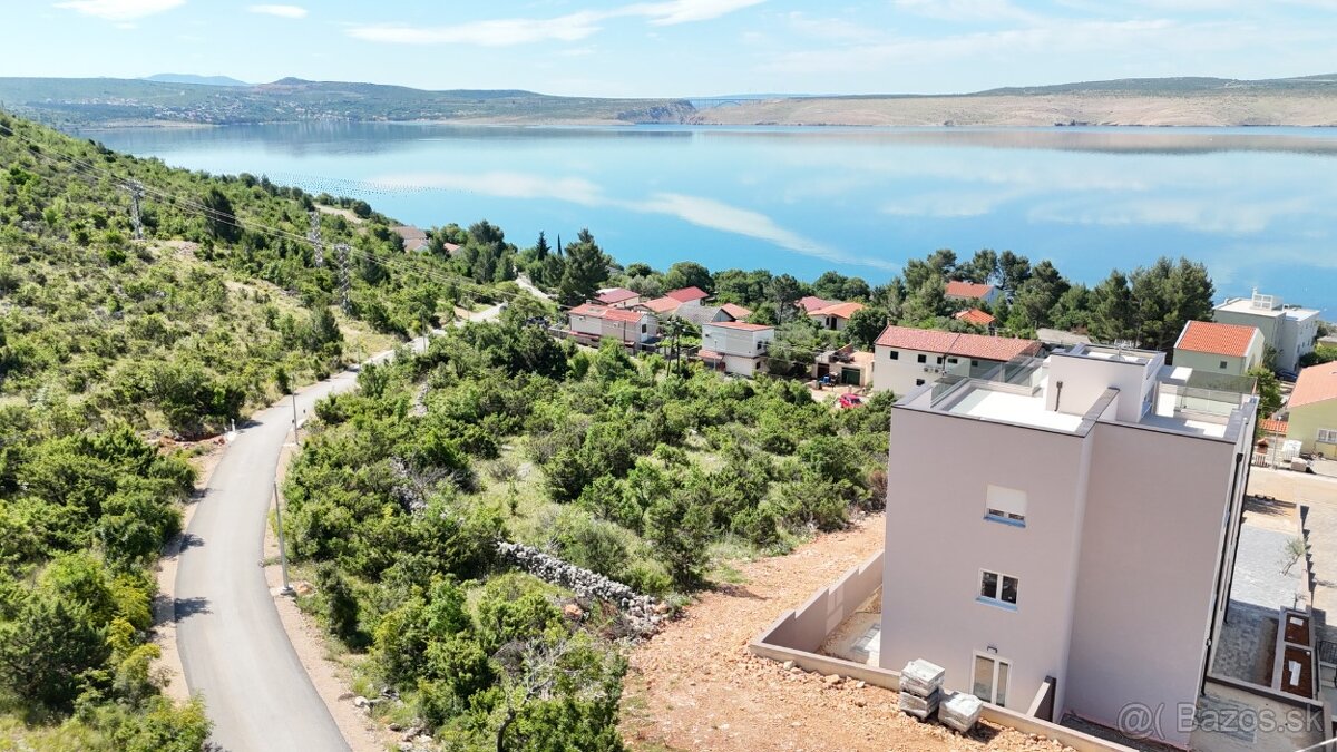 Apartmán s výhľadom na more a záhradou, Seline / Chorvátsko