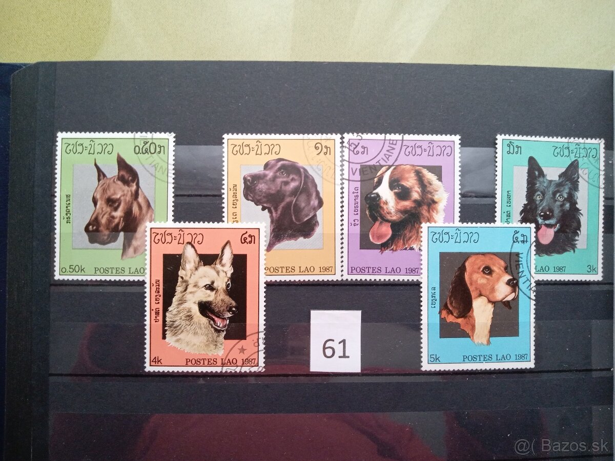 Poštové známky č.427 - FAUNA SVETA IV. - 20 ks sérií