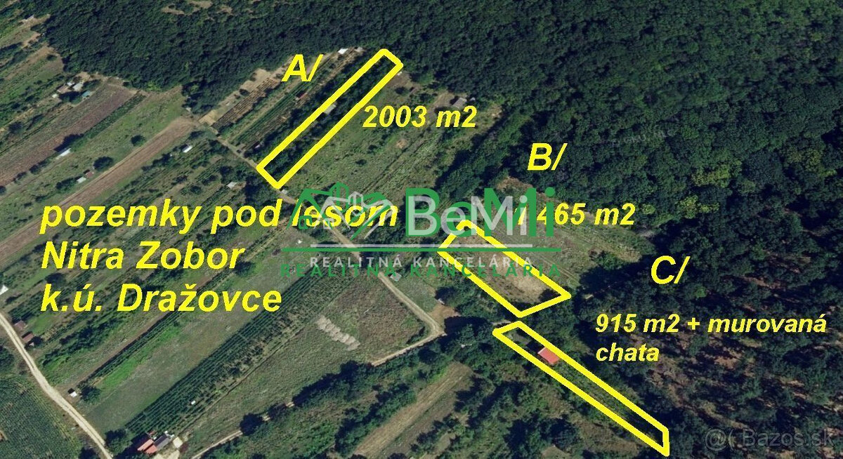 Pozemky Nitra Dražovce " pod Zoborom " ID 528-14-MIG