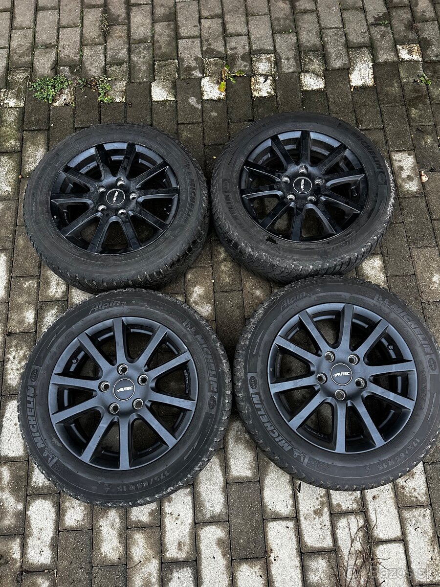 Predám elektrony autec 5x112 + zimné pneu 175/65 r15