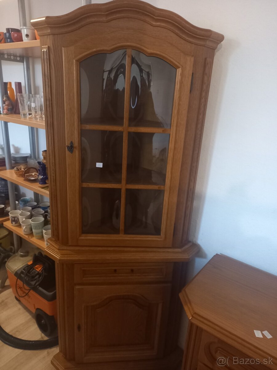 Rustikalna komoda + závesná skrinka