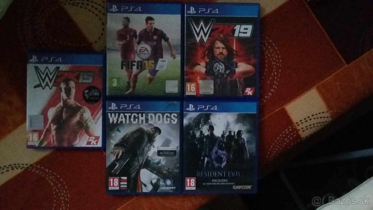 predám hry na ps4