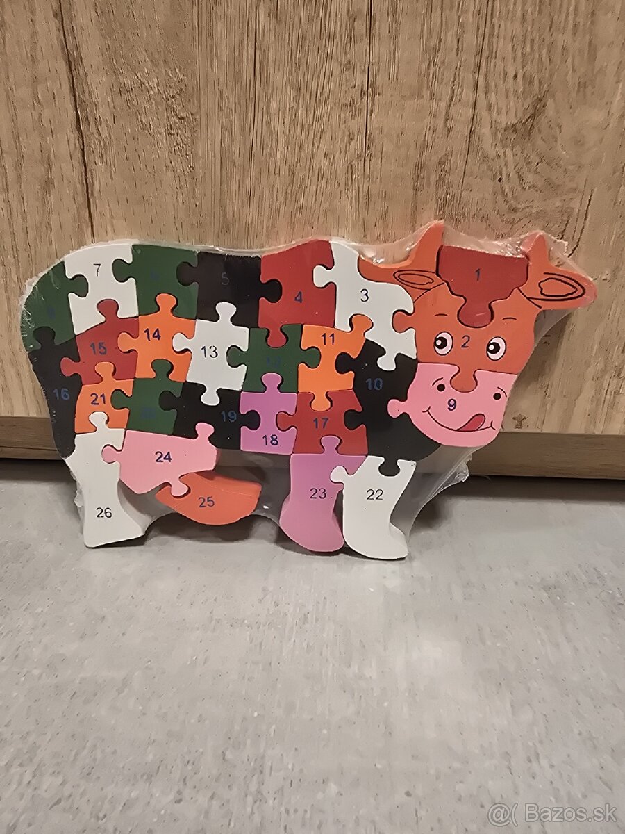 Predám detské puzzle drevené nové