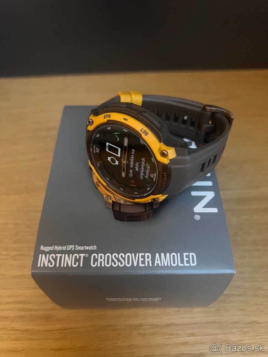 Predám GARMIN INSTINCT 3 CROSSOVER, AMOLED, ZARUKA, TOP