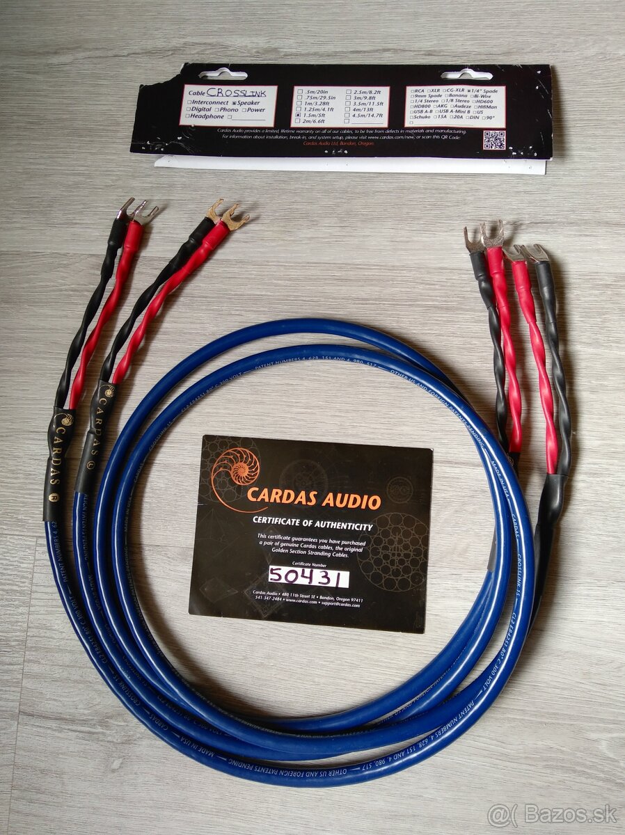 Cardas Crosslink 2x1,5m