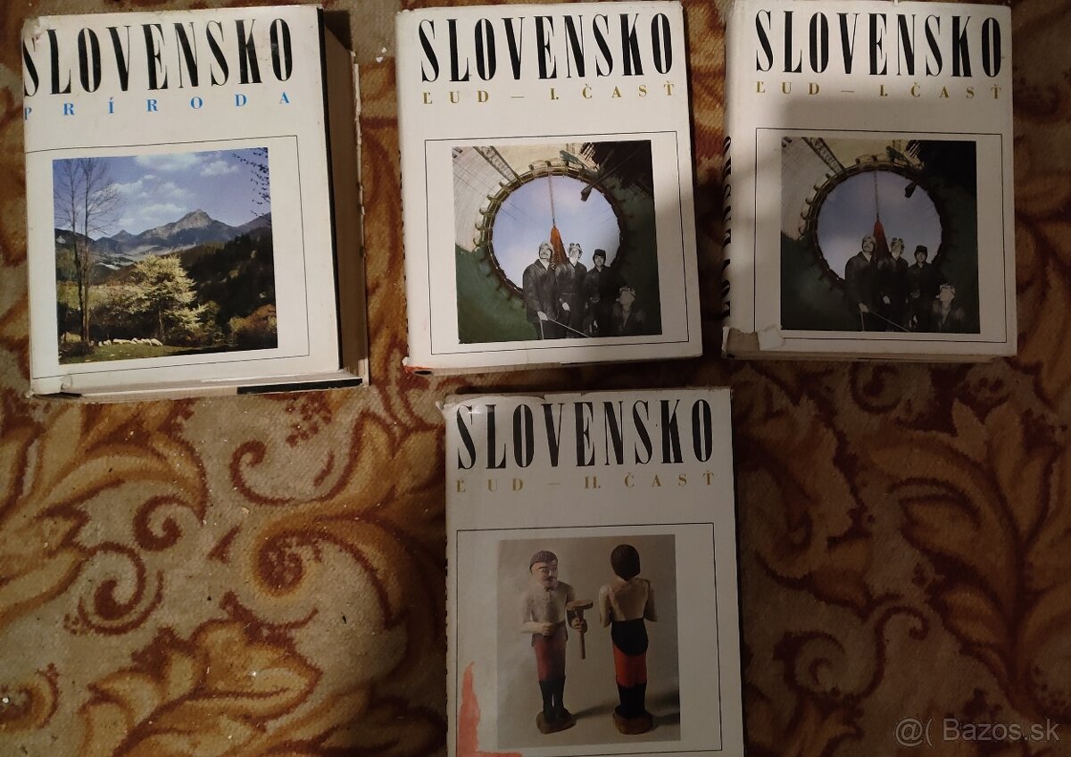 Predám knihy Slovensko - Ľud 1.a 2., Priroda