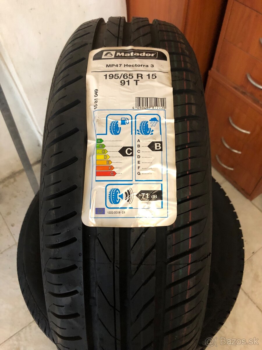 195/65R15 letné MATADOR- nové