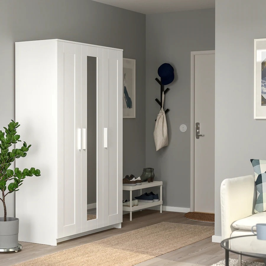 Ikea - Nová BRIMNES Trojdverová skriňa 117x190cm