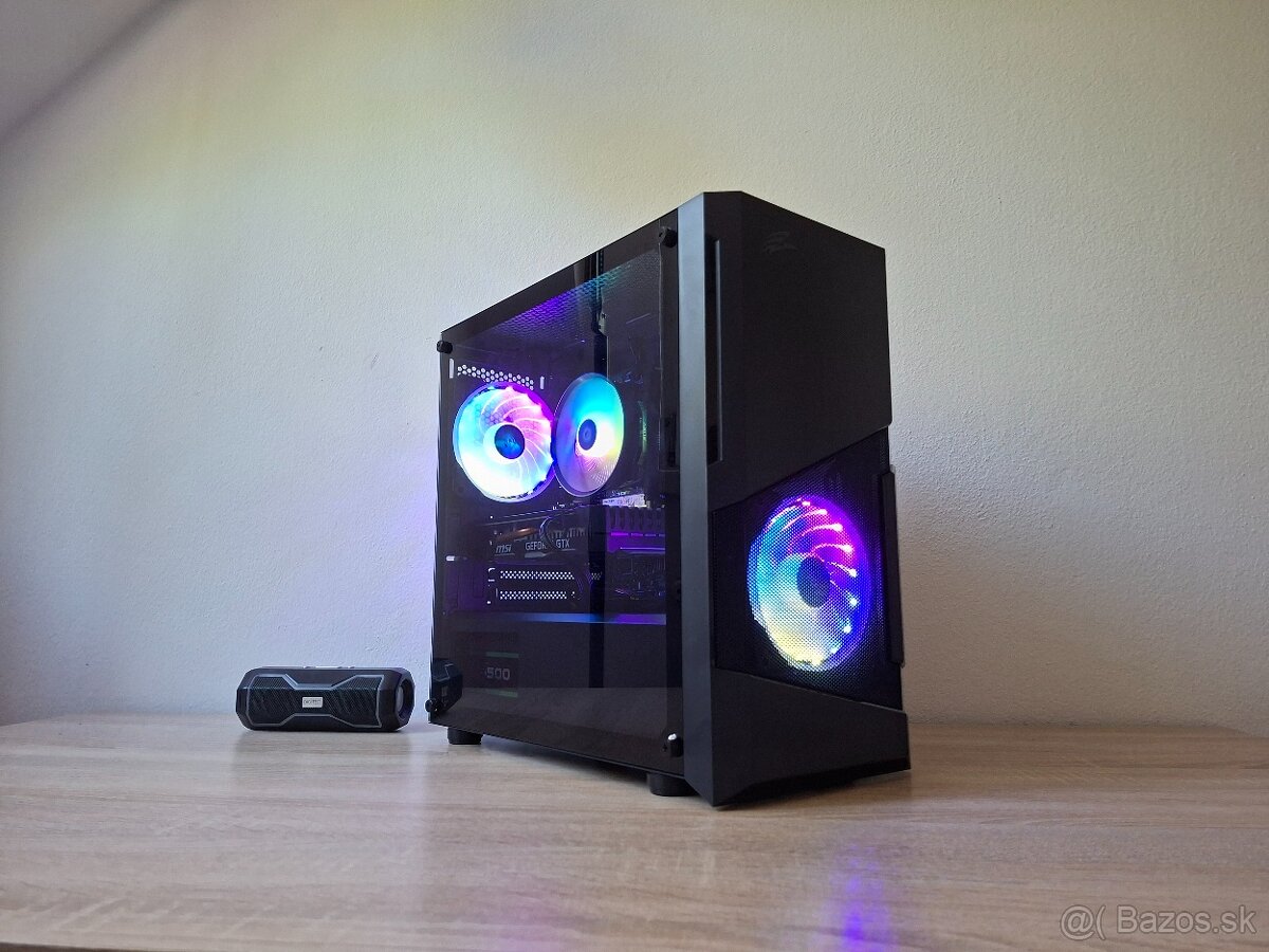 Herné pc 6jadro i5 12400F 6x2,50ghz/NVME/GTX1660SUPER 6GB