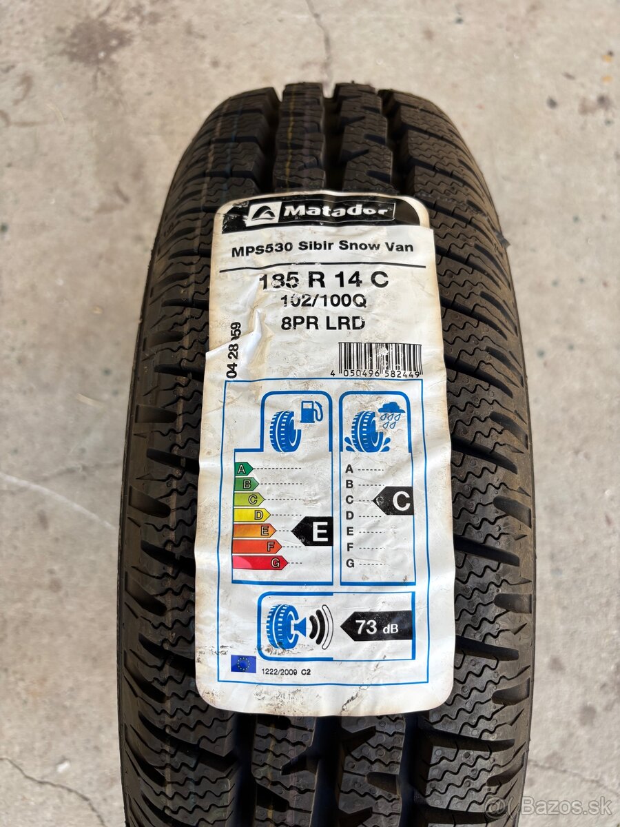 Predám 2 nové zimné pneumatiky Matador MPS530 Sibir Snow Van