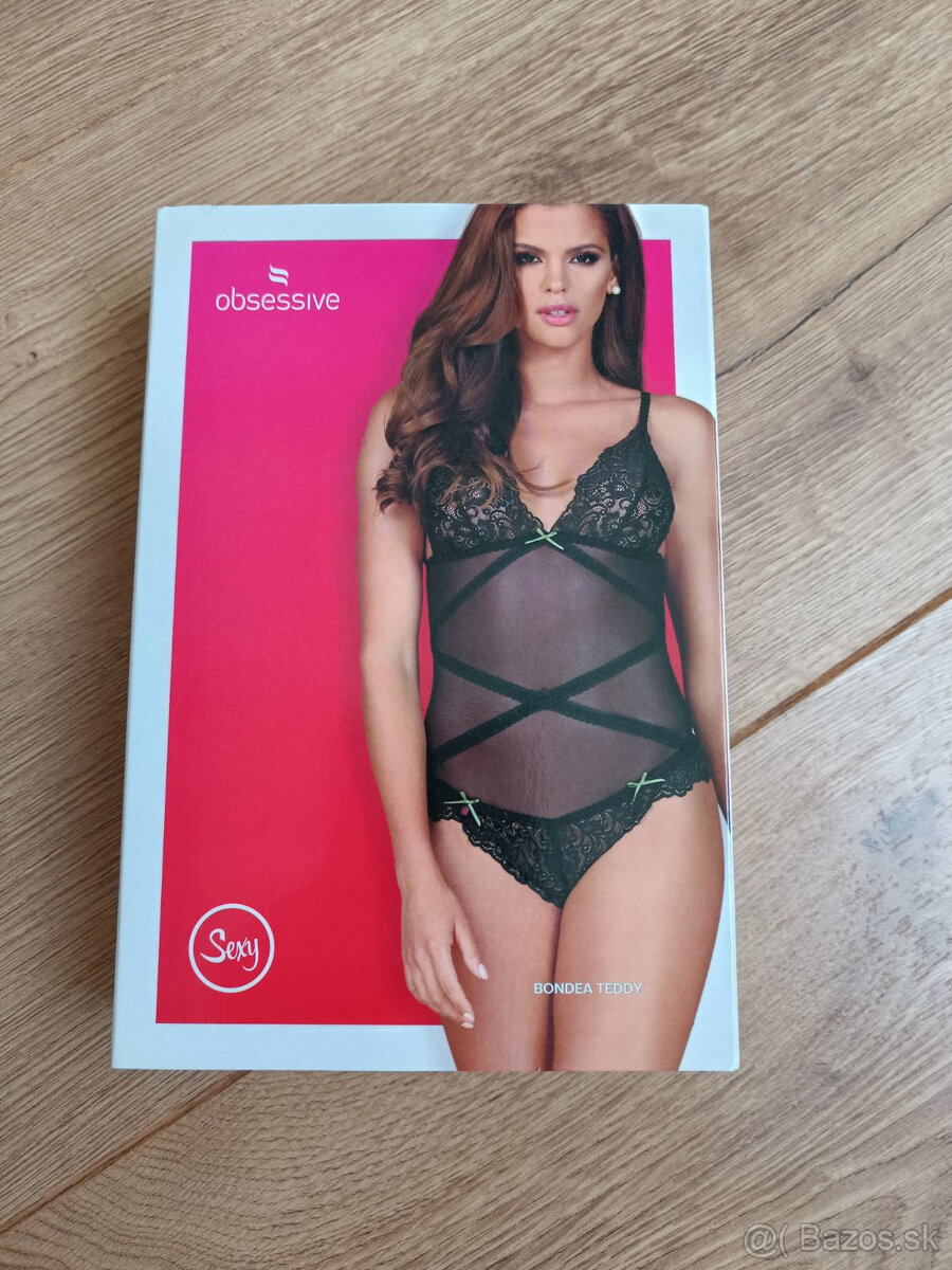 Cierne cipkovane body S/M