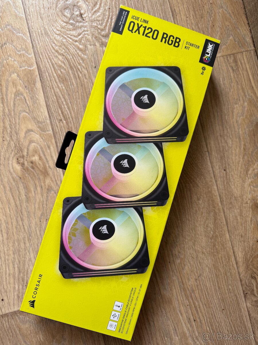Corsair iCUE LINK QX120 RGB Fans Starter Kit