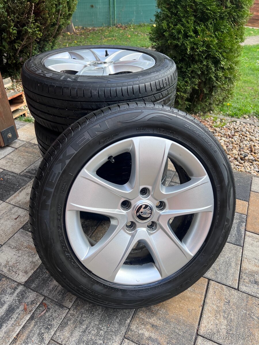 Original Škoda disky Elektrony 5x112 r16