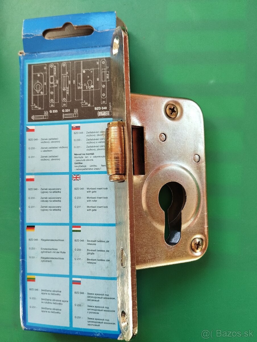 Zadlabávací zámok