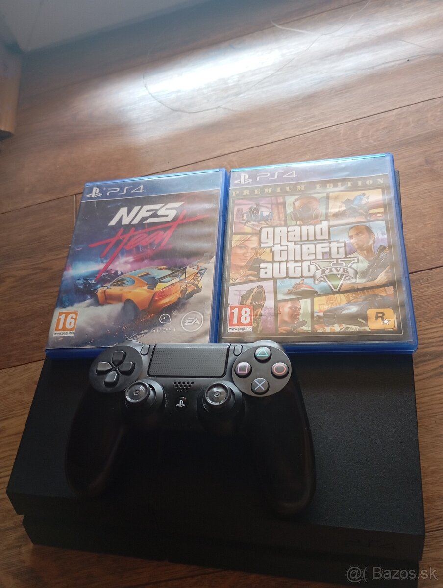 Playstation 4 800gb z hrami need for speed,gta5