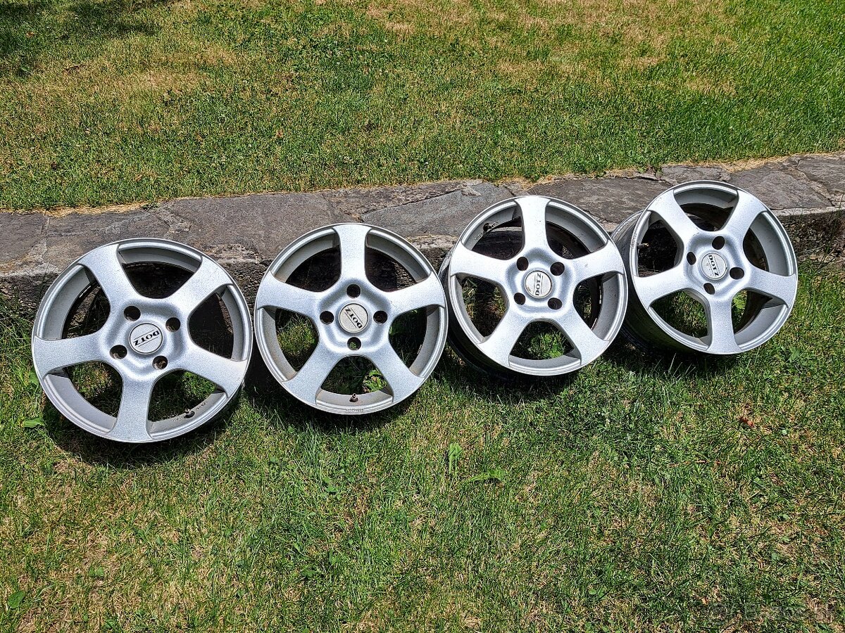 Elektrony Dotz 15 - 4x114,3 plus krytky Dotz