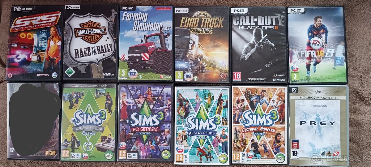 Vymenim zbierku pc hier