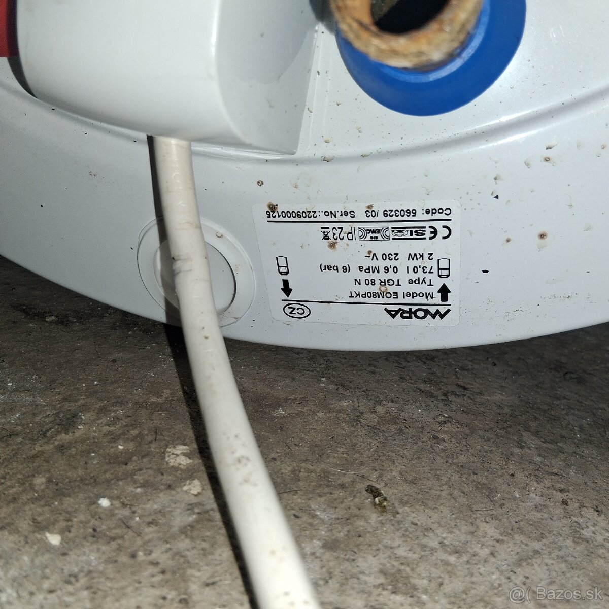 Elektrický Ohrievač Vody 80l