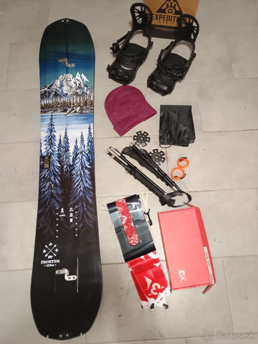 NOVÝ splitboardový set JONES Frontier + doplnky