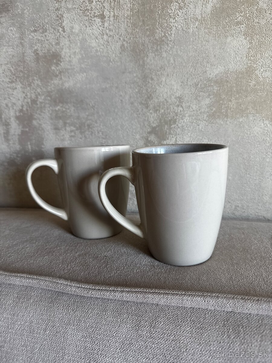 2× Scandi Home elegantná biela šálka – nový set