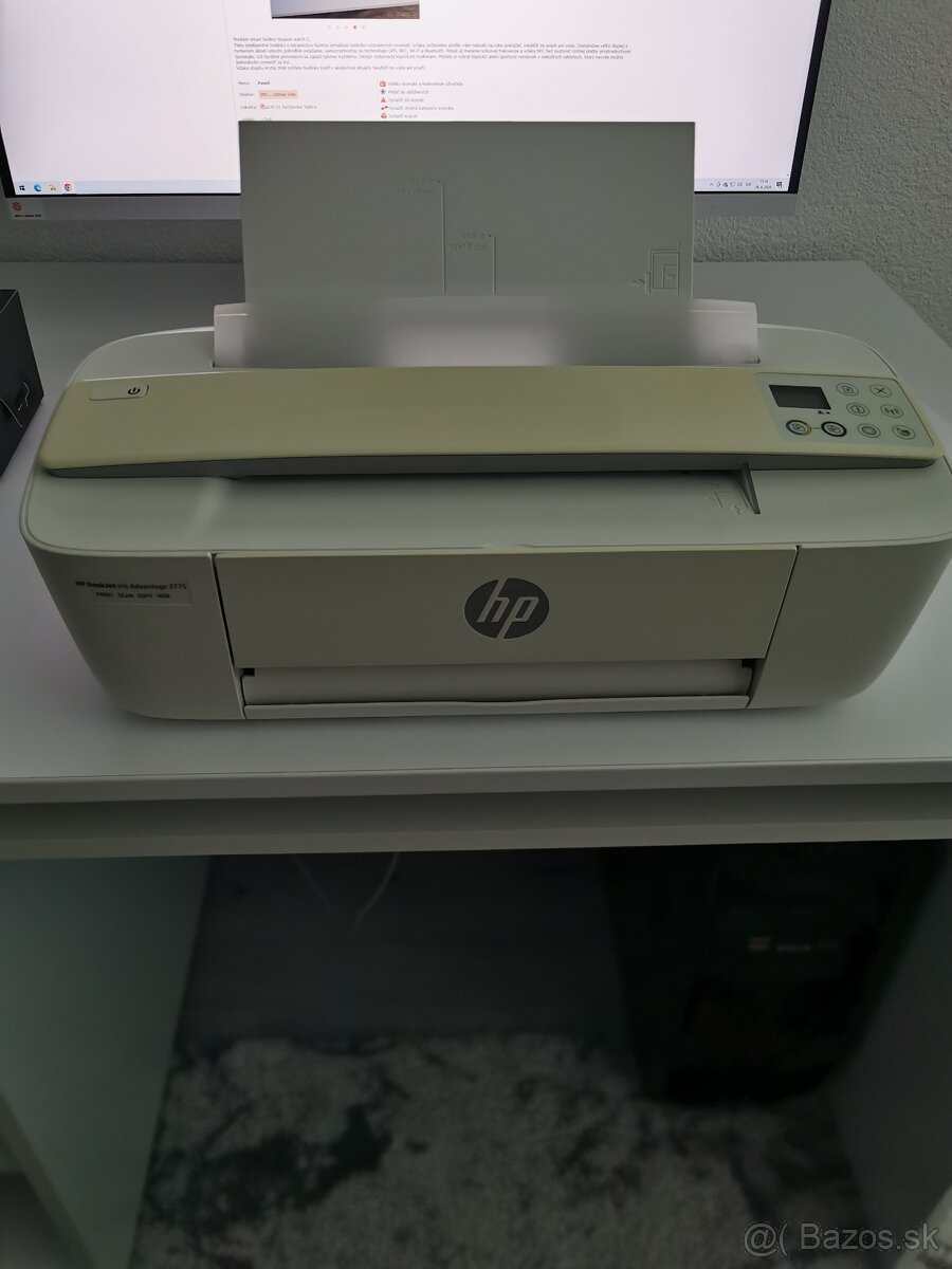 Predám tlačiareň HP DeskJet Ink Advantage 3775