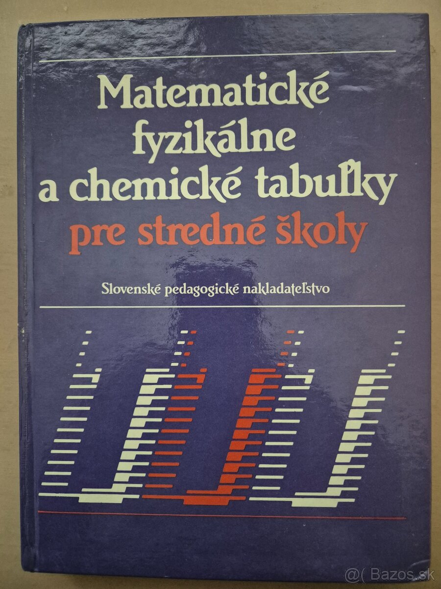 Predam Matematicke fyzikalne a chemicke tabulky pre SS