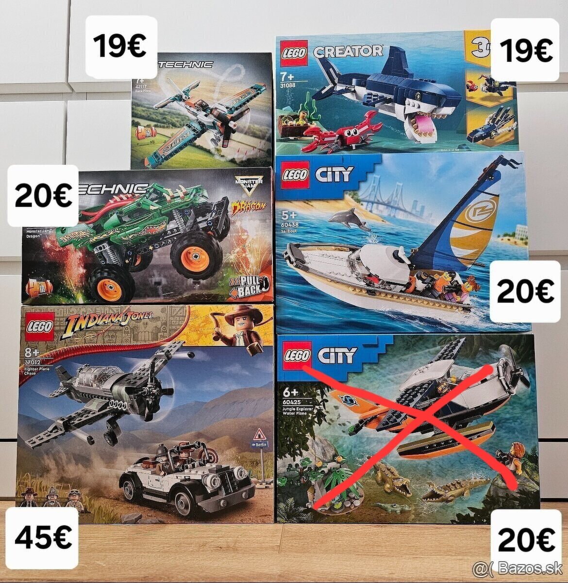 LEGO SETY Technic, City a Creator 3v1