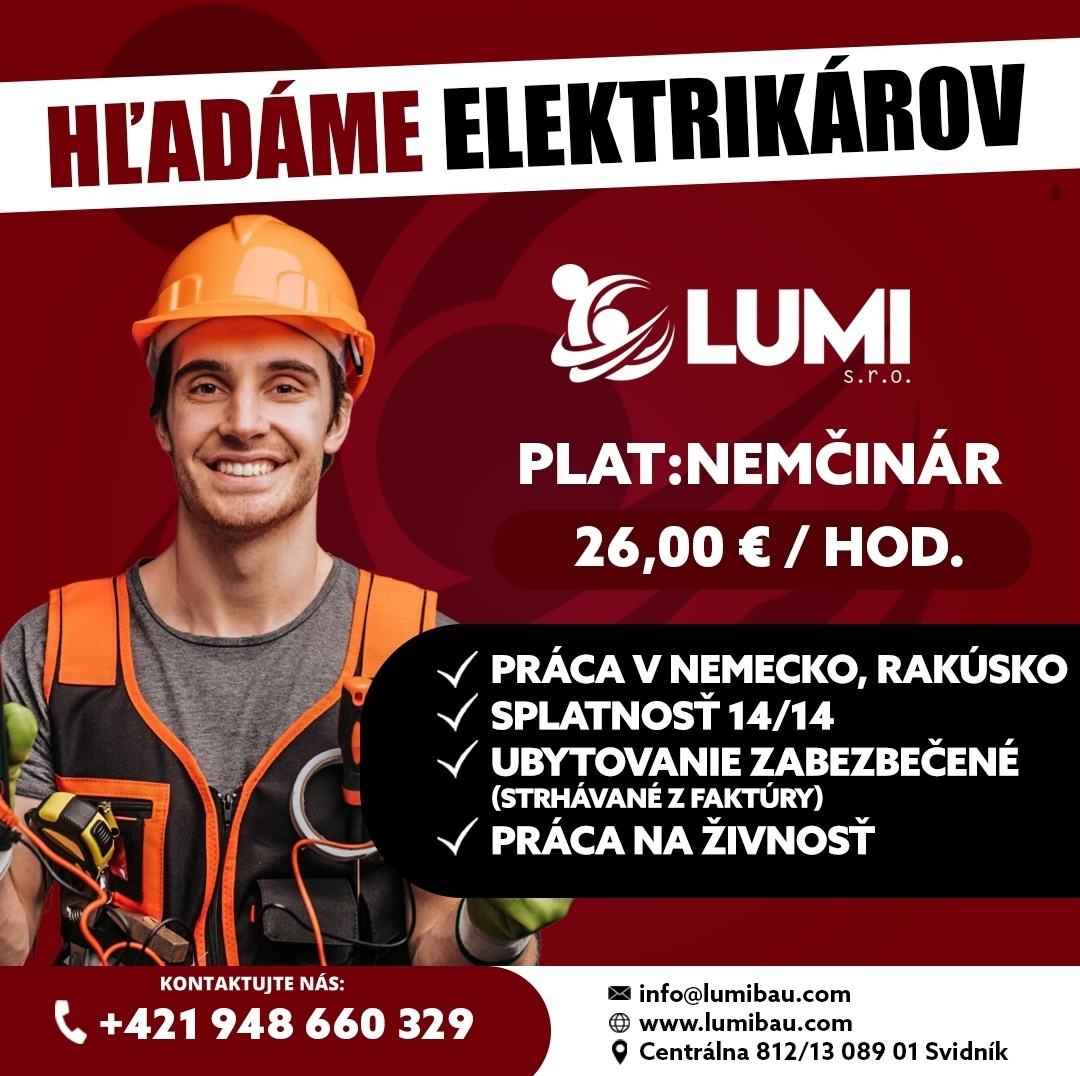 Hľadáme Elektrikárov na Montáž Trafostanic