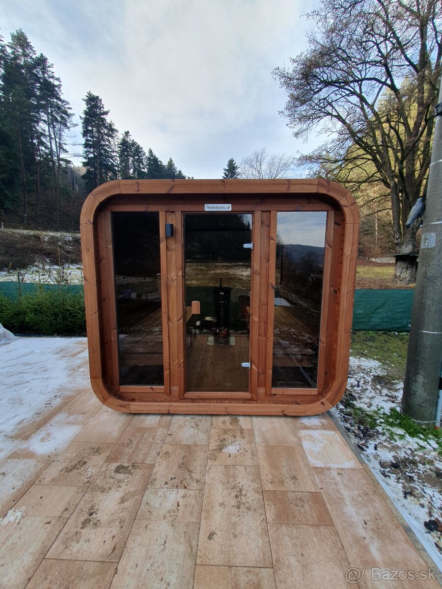 Sauna box z termodreva