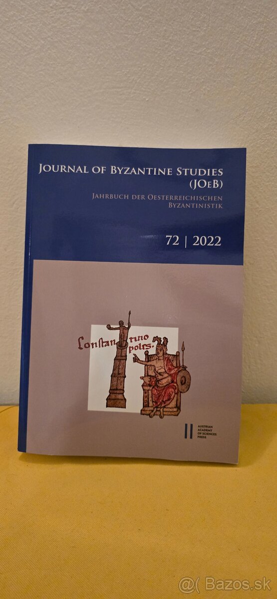 Časopis byzantských štúdií, roč. 72/2022 / Ročenka rakúskych