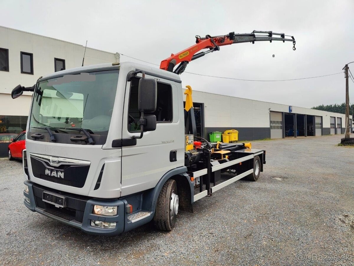 MAN TGL 12.250-4x2–NOVÝ natahovák 8t+Palfinger 5001–EURO 6