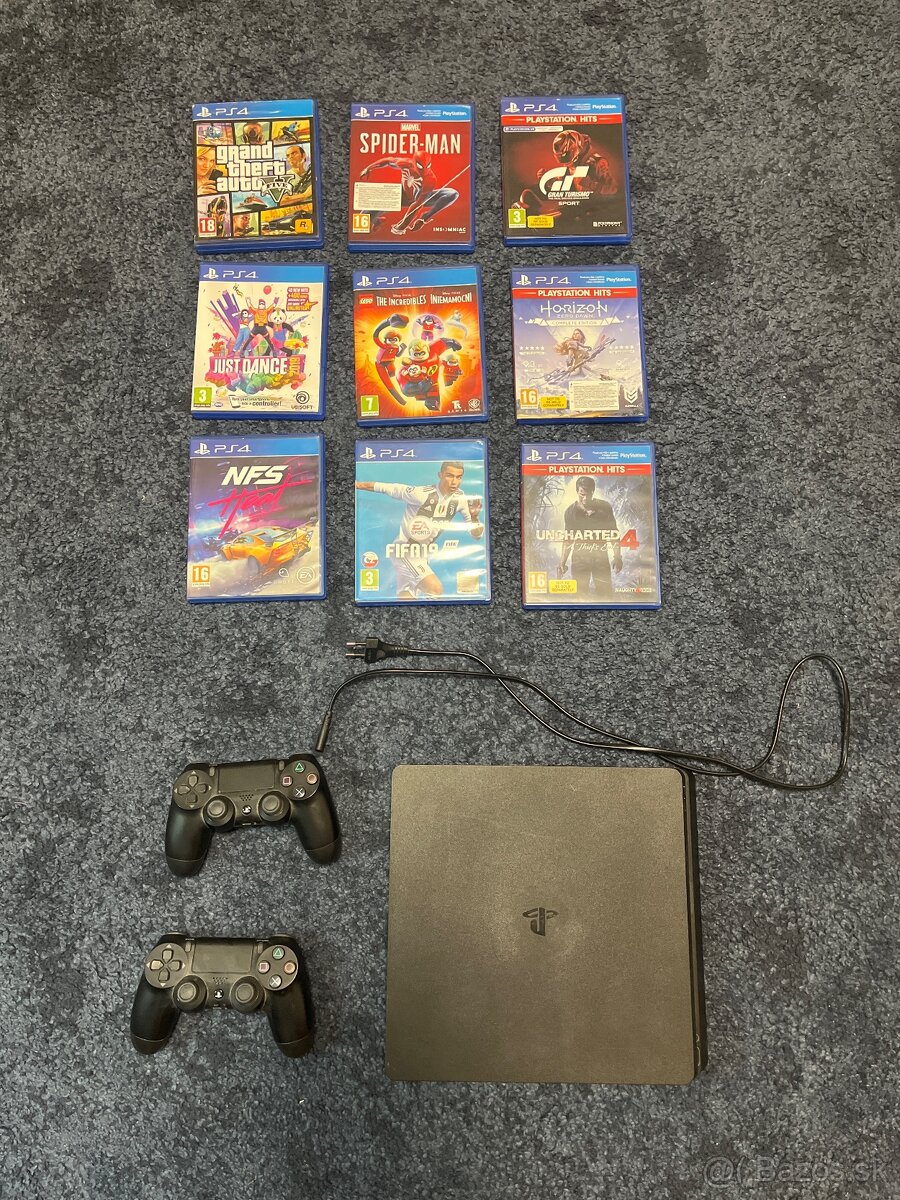Predám ps4 slim 500GB