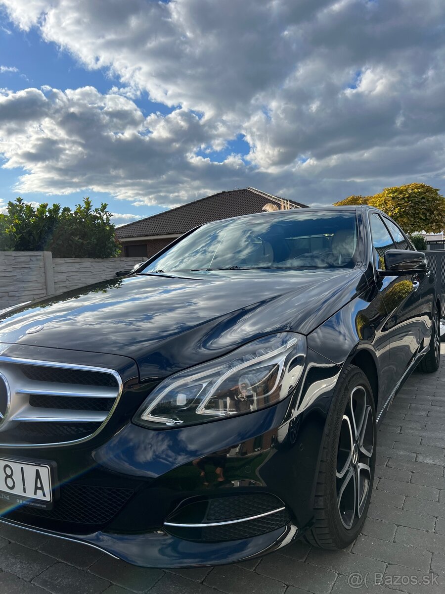 Mercedes E350 BlueTEC 4x4, biela koža, výbava, 185kW