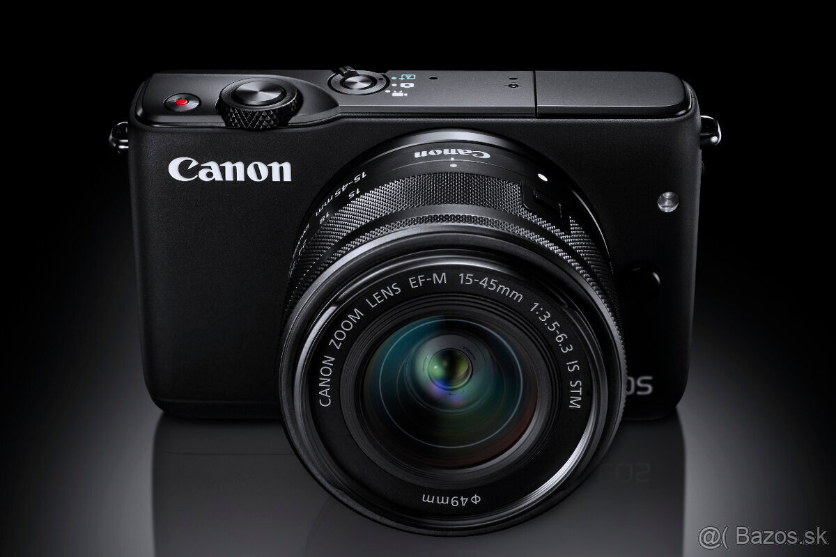 ✅CANON EOS M10, nový, uloženka, TOP, komplet✅