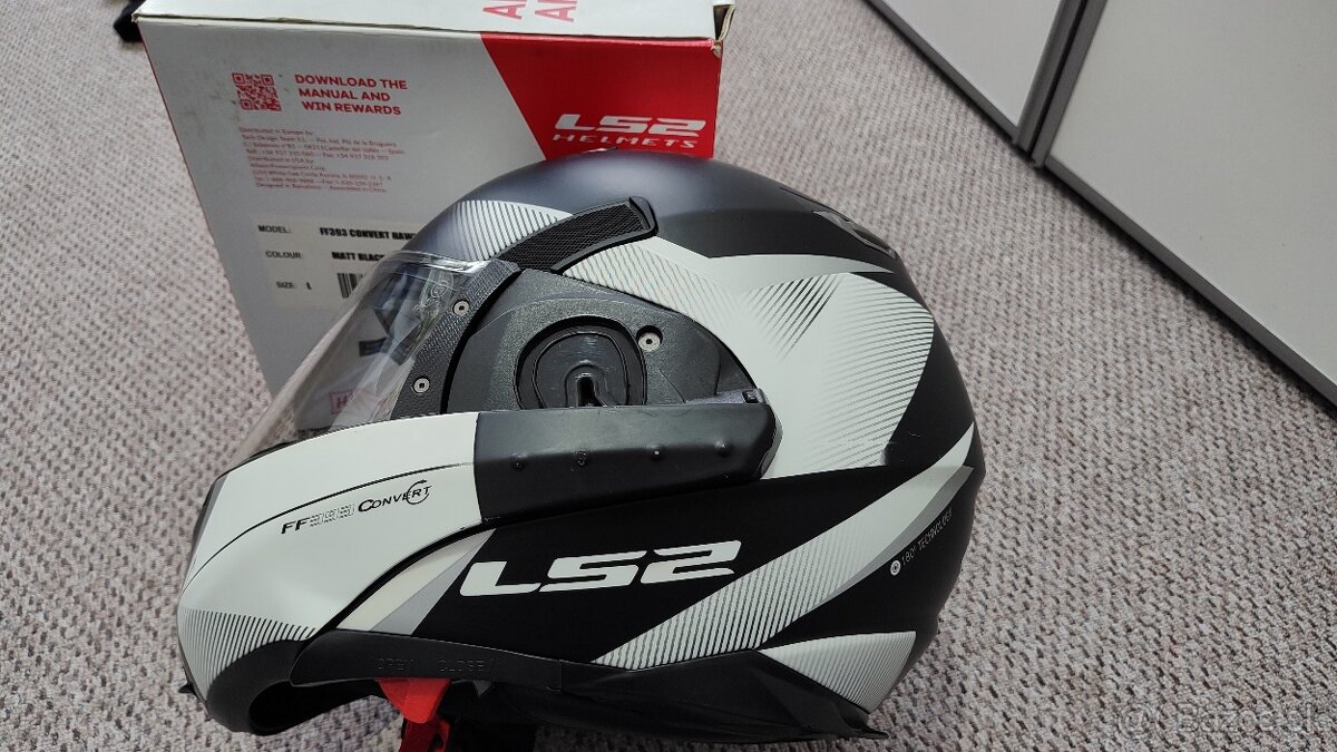 Predám preklopnú helmu LS2 FF393 covert hawk veľkosť L