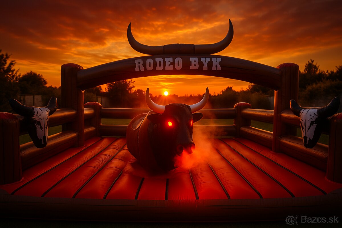 Skákaci hrad rodeo býk