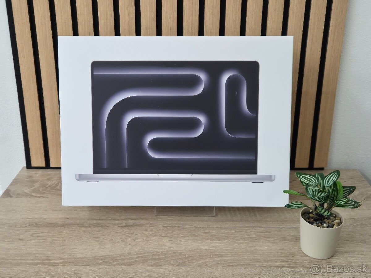 MacBook Pro 14" M4 10C+10C 16GB/512GB Silver | NOVÝ