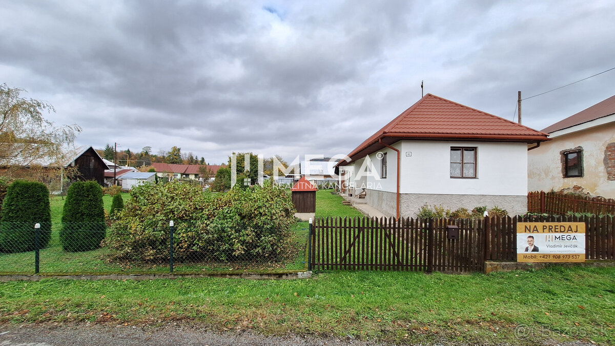 EXKLUZÍVNE NA PREDAJ CHALUPA v obci HABURA