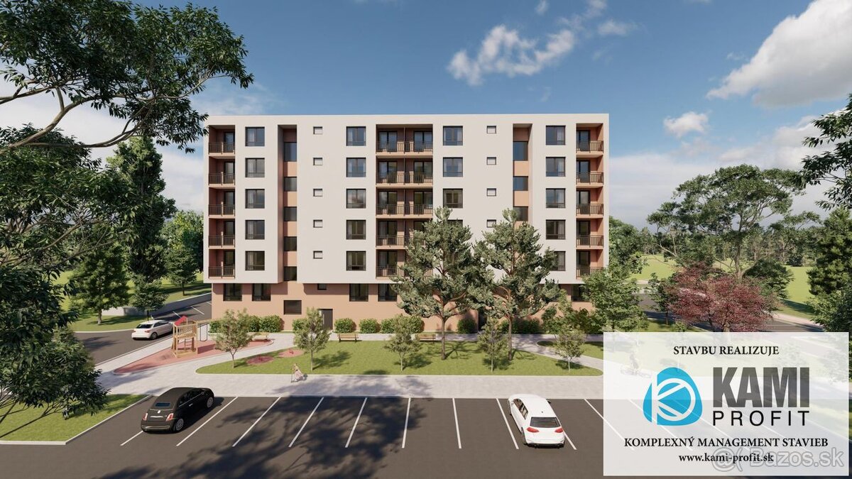 Jurkovičova Nitra -  moderný 1 izbový byt